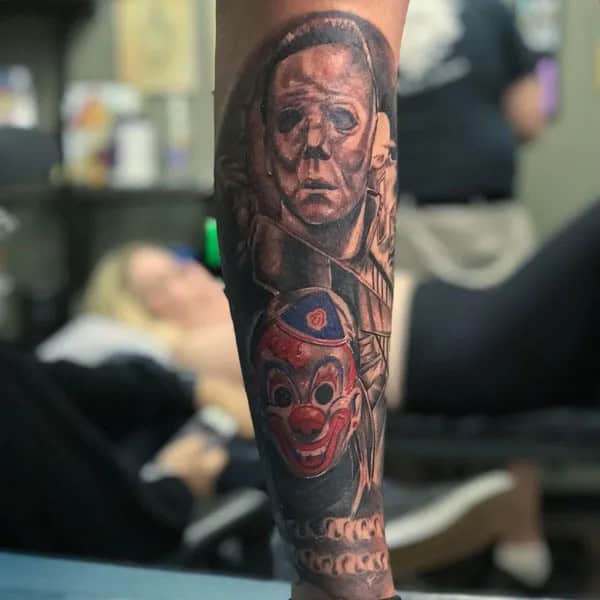 Michael Myers House Tattoo