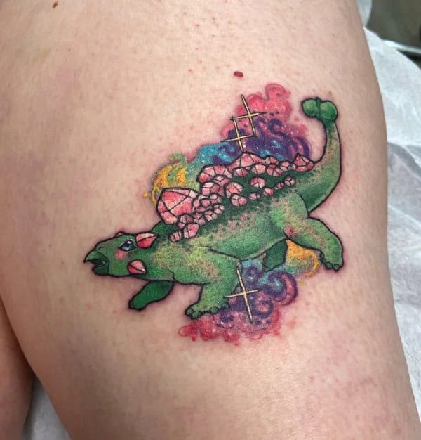 Ankylosaurus Tattoo