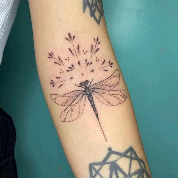 More Sublime Entries Of Dragonfly Tattoos