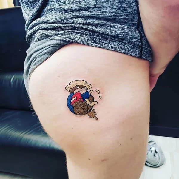 Bite Me Butt Tattoo