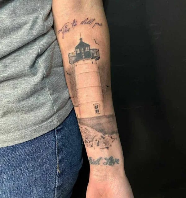 Nubble Lighthouse Tattoo