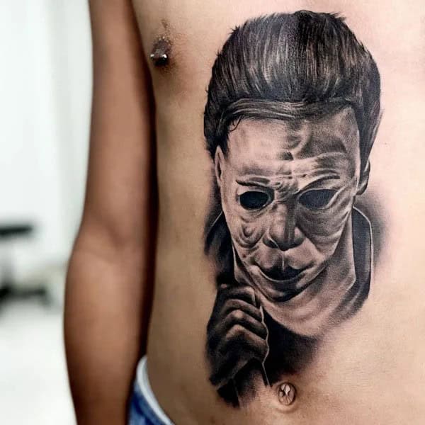 Old School Horror Tattoo