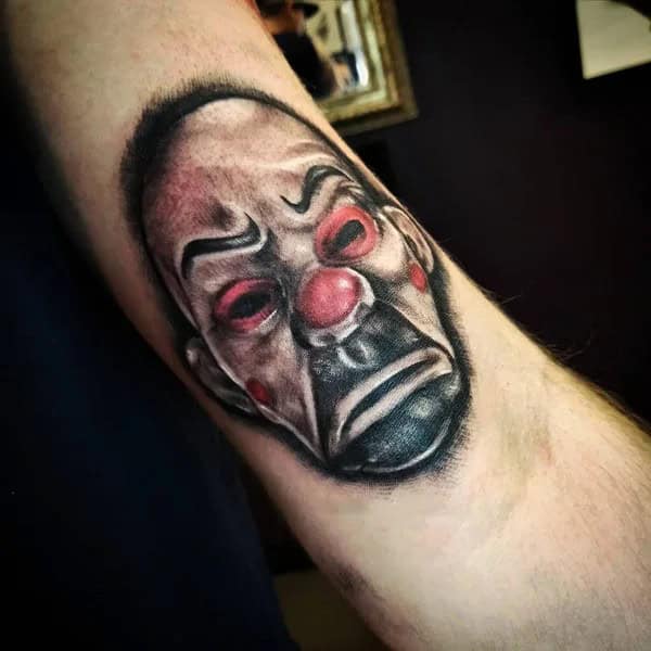 Joker Mask Tattoo