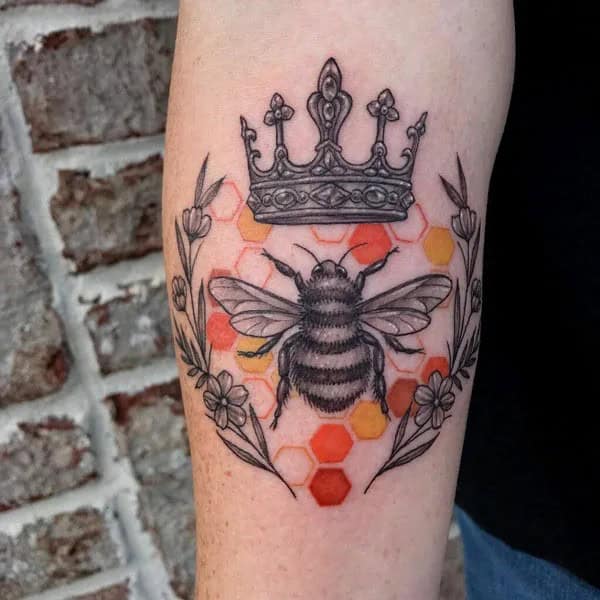 Queen Bee Tattoo