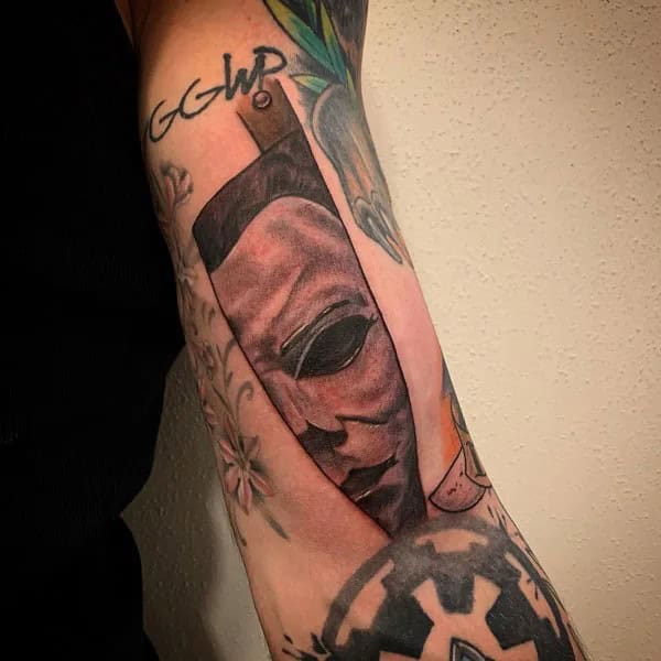 Michael Myers House Tattoo