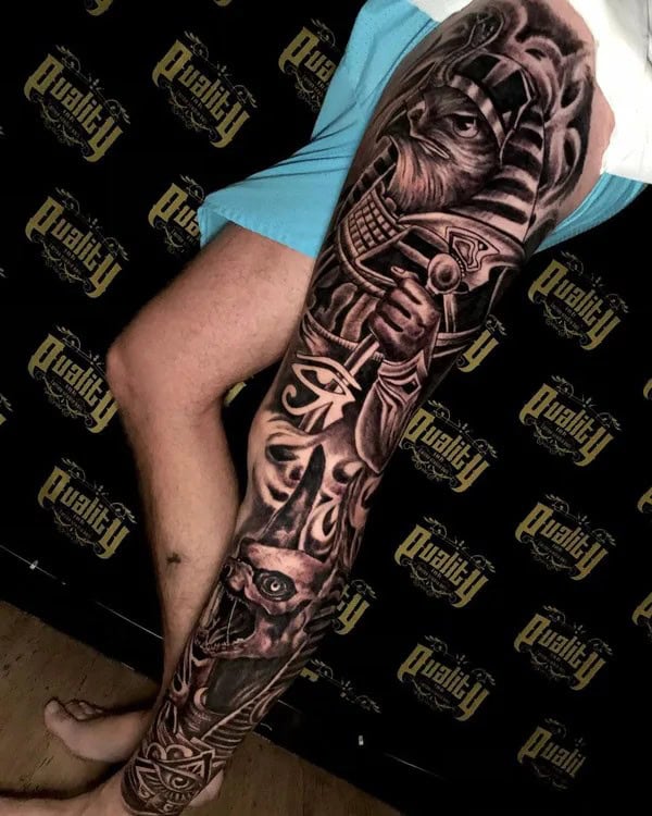 Leg Sleeve Tattoos: Meanings that Gallop With Detail!