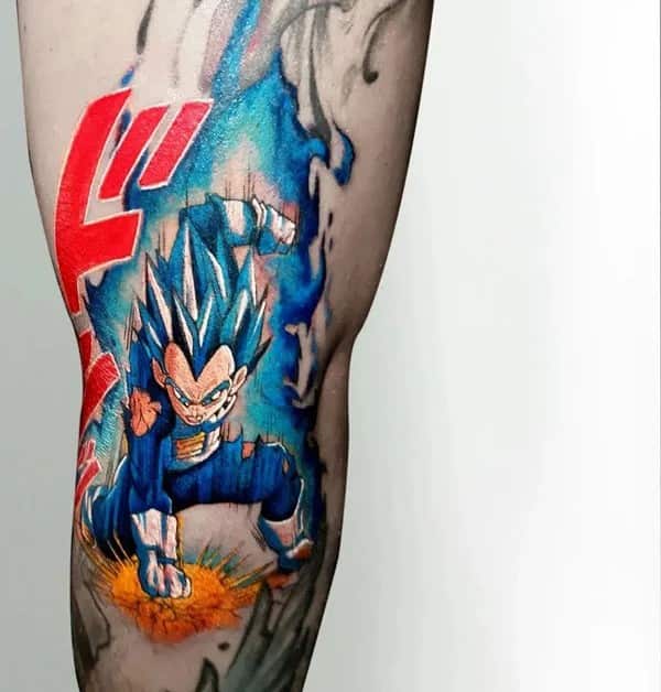 Anime Foot Tattoo