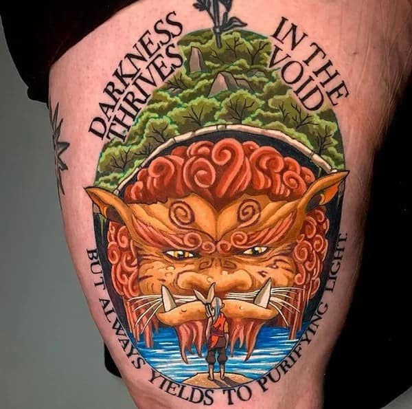 Lion Turtle Tattoo