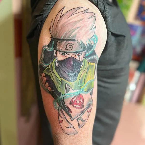 Kakashi Arm Tattoo