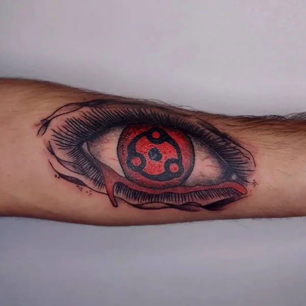 Madara Sharingan Tattoo