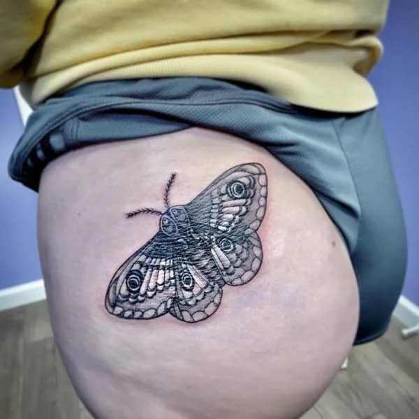 Bite Me Butt Tattoo