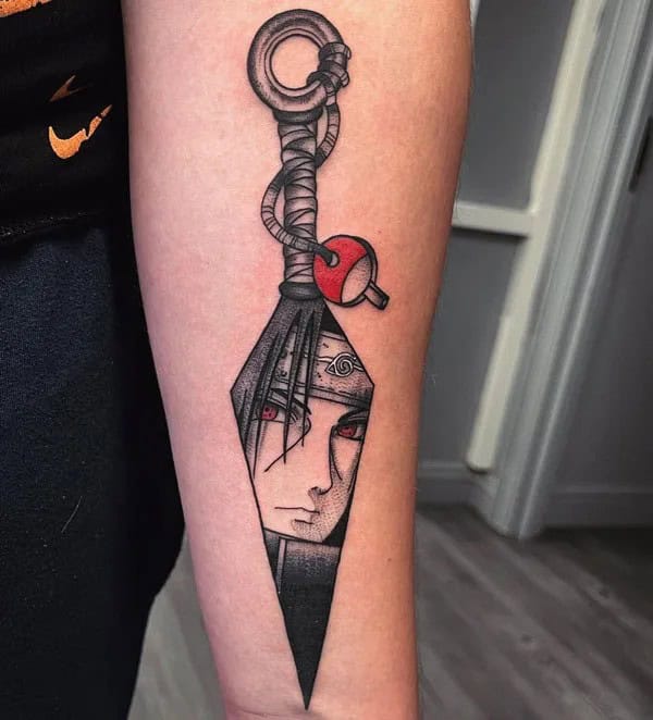 Itachi Kunai Tattoo