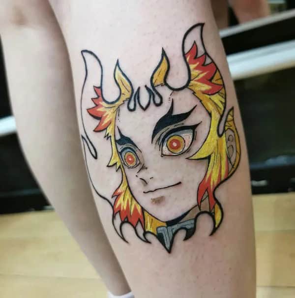 Anime Foot Tattoo