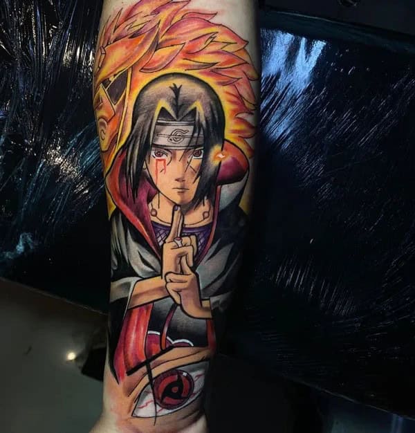 Madara Sharingan Tattoo