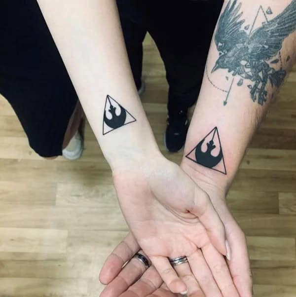 Star Wars Couple Tattoo