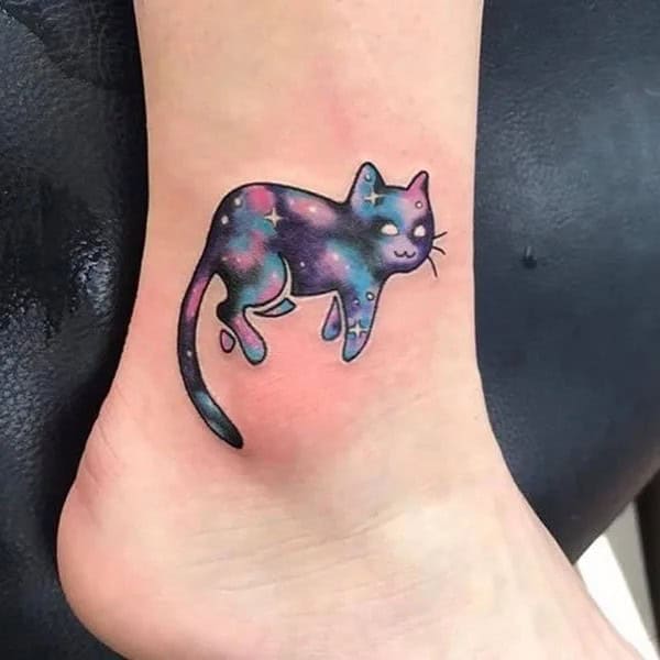 Galaxy Cat Tattoo