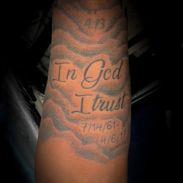 More “In God, We Trust” Tattoos To Dismiss Feelings Of Despair