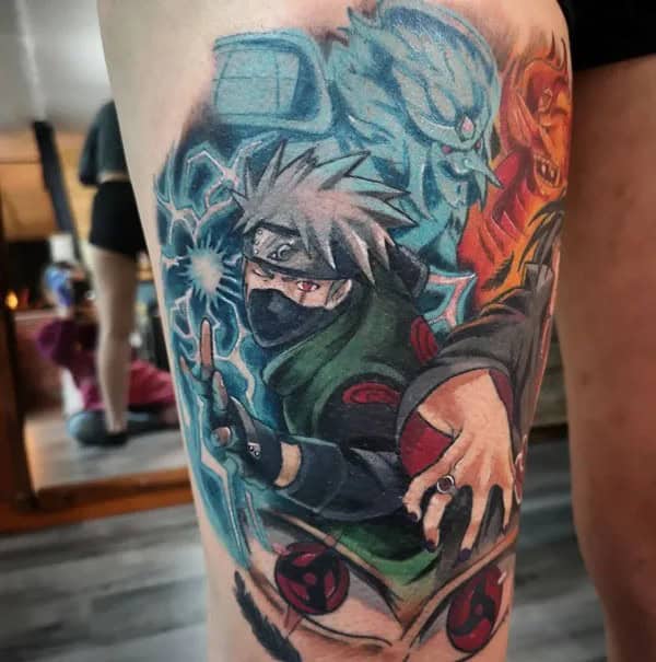 Kakashi Sharingan Tattoo