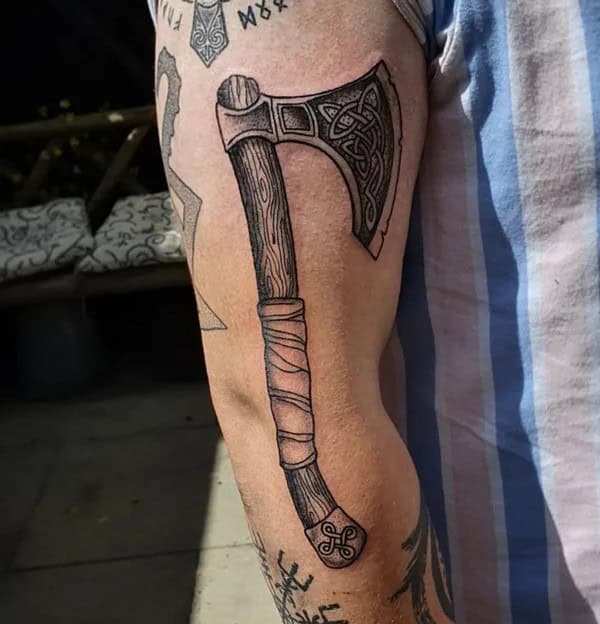 Viking Axe Tattoo