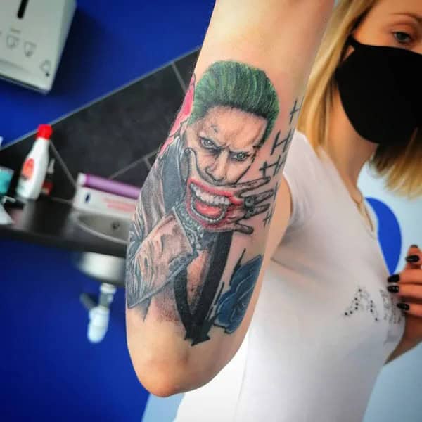 Suicide Squad Joker Tattoo