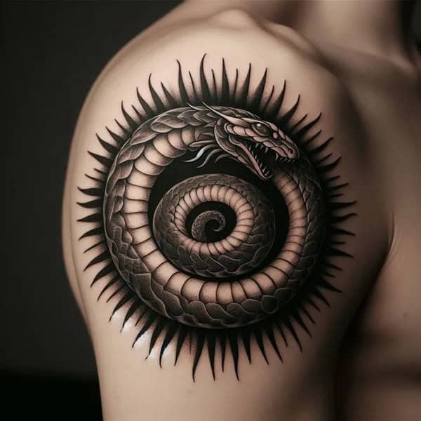 Dragon Ouroboros Tattoo