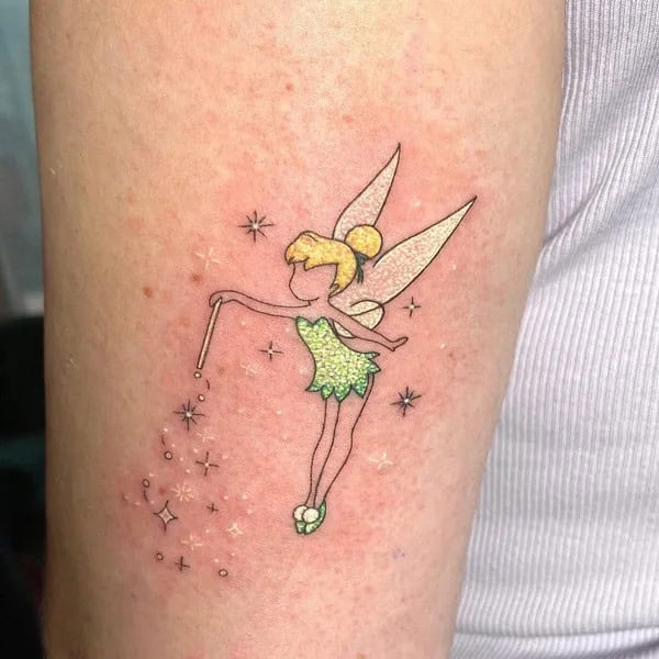 Glittery Fairy Tattoo