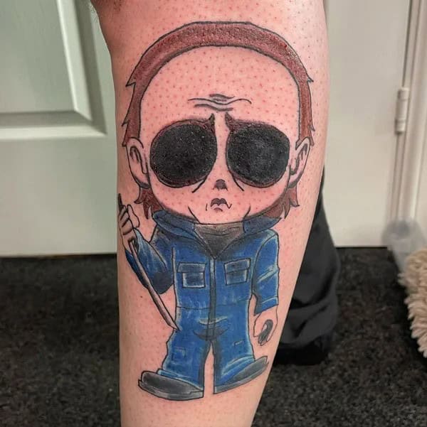 Michael Myers House Tattoo