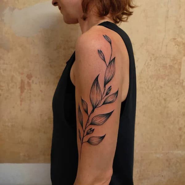 Leaf Sleeve Tattoo