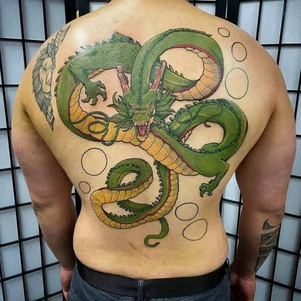 Shenron Back Tattoo