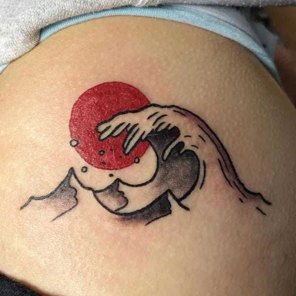 Bite Me Butt Tattoo