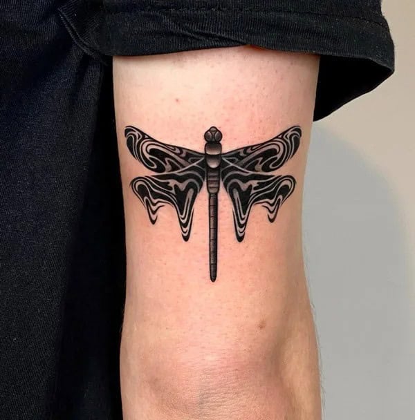 More Sublime Entries Of Dragonfly Tattoos