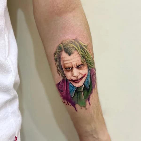 Simple Joker Tattoo