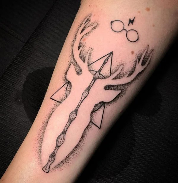 Harry Potter Lightning Bolt Tattoo