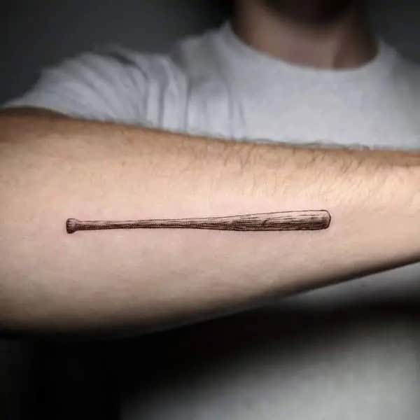 Baseball Bat Tattoo