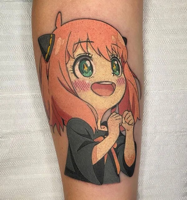 Anime Foot Tattoo