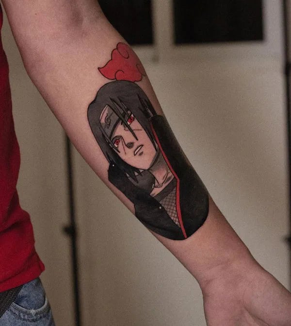 Anime Foot Tattoo