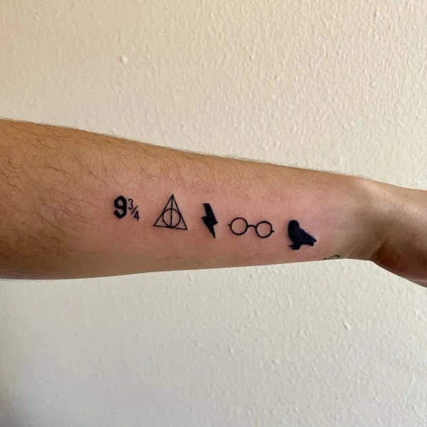 Harry Potter Lightning Bolt Tattoo