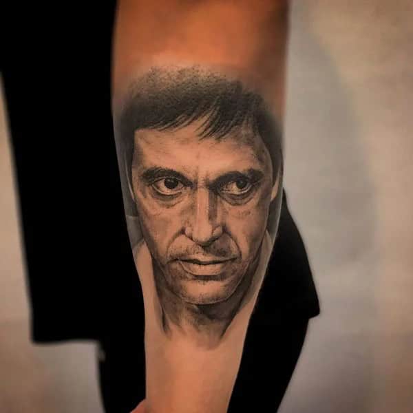 Al Pacino Scarface Tattoo