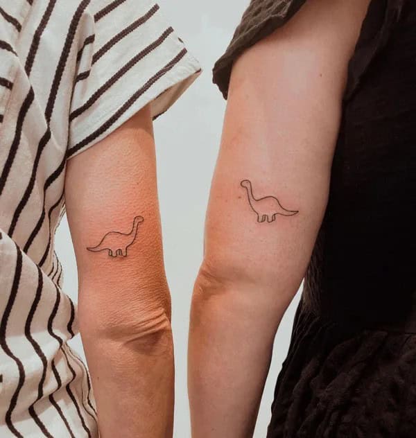 Small Dinosaur Tattoo