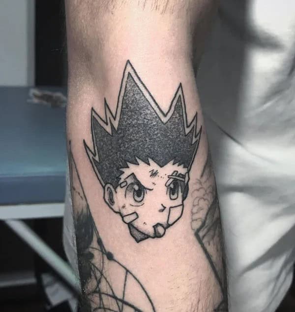 Anime Foot Tattoo