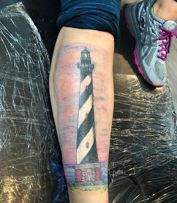 Cape Hatteras Lighthouse Tattoo