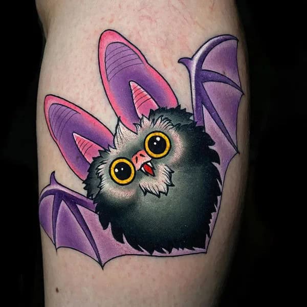 Bat Tattoo On Hand