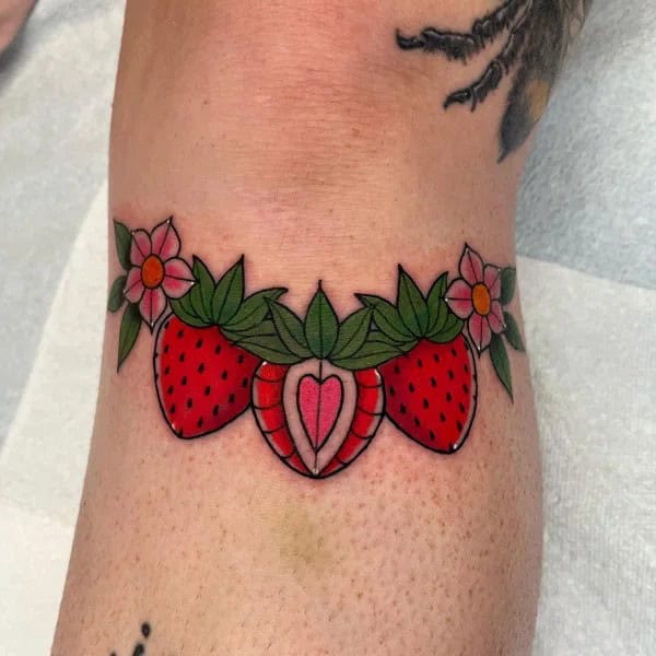 More Designs of Strawberry Tattoos To Check Out This Instant