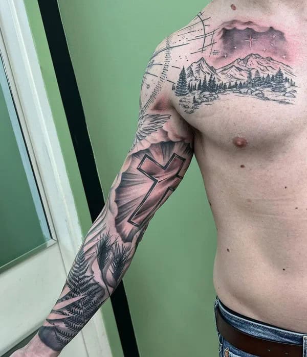 Christian Sleeve Tattoo