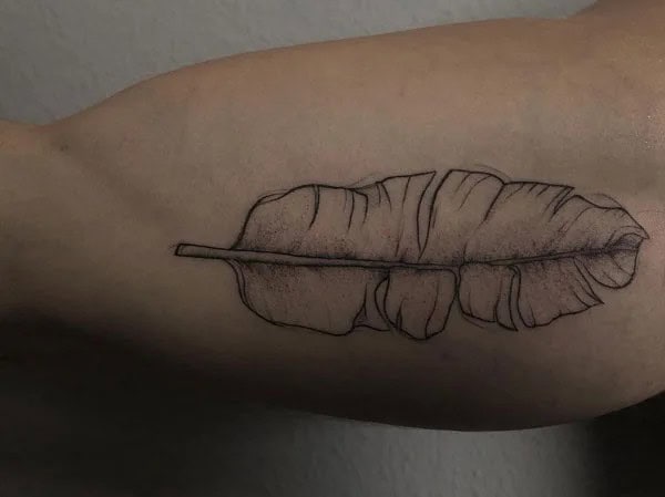 Banana Leaf Tattoo