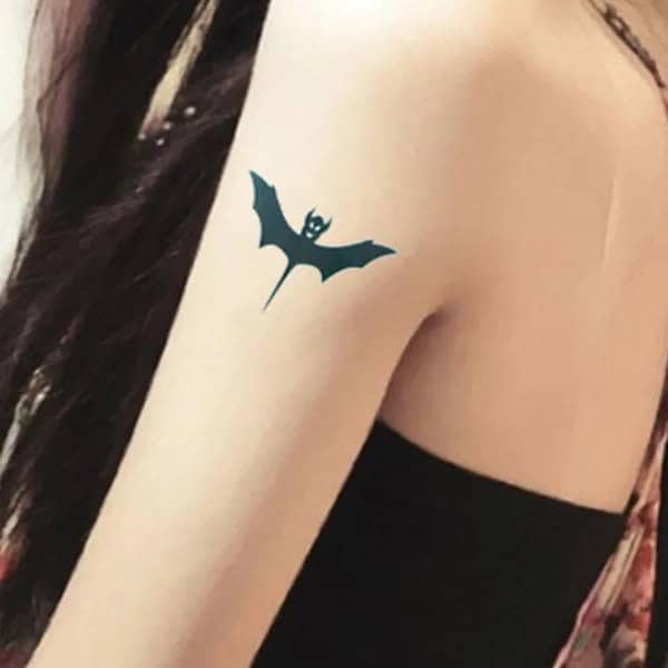 Bat Tattoo On Hand