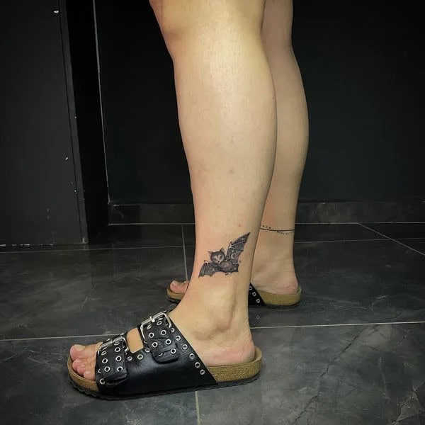 Small Bat Tattoo