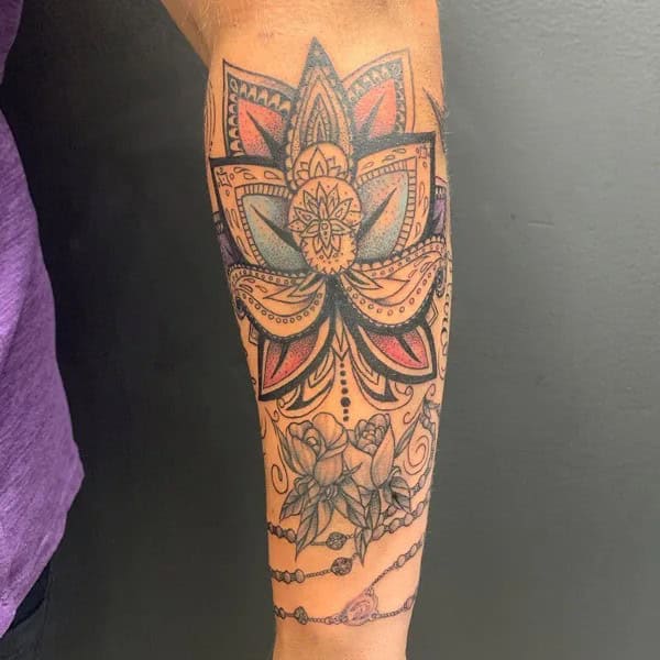 Mandala Forearm Tattoo