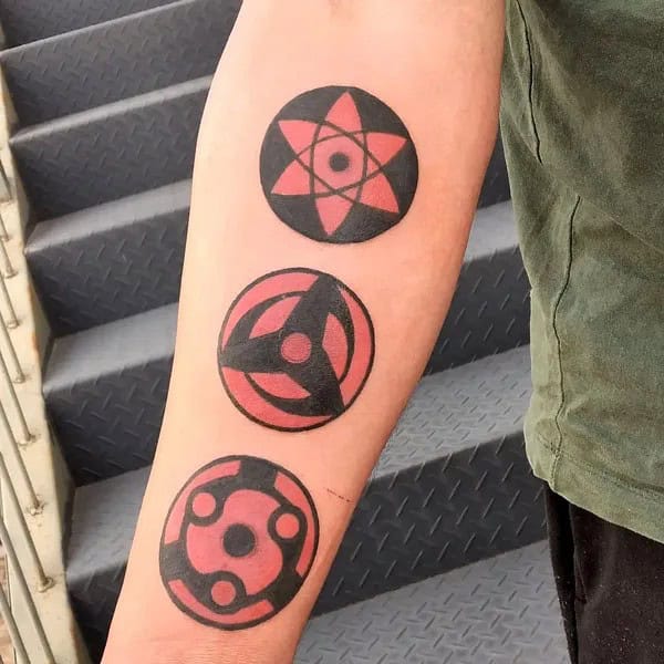 Madara Sharingan Tattoo