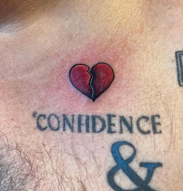 More Broken Heart Tattoos To Wear This Year